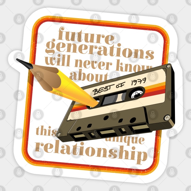 Unique relationship Sticker by dojranliev